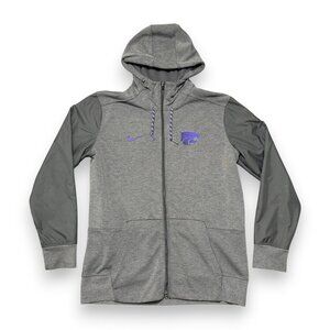 Kansas State Wildcats Nike Men's Zip Up Hoodie Size Large